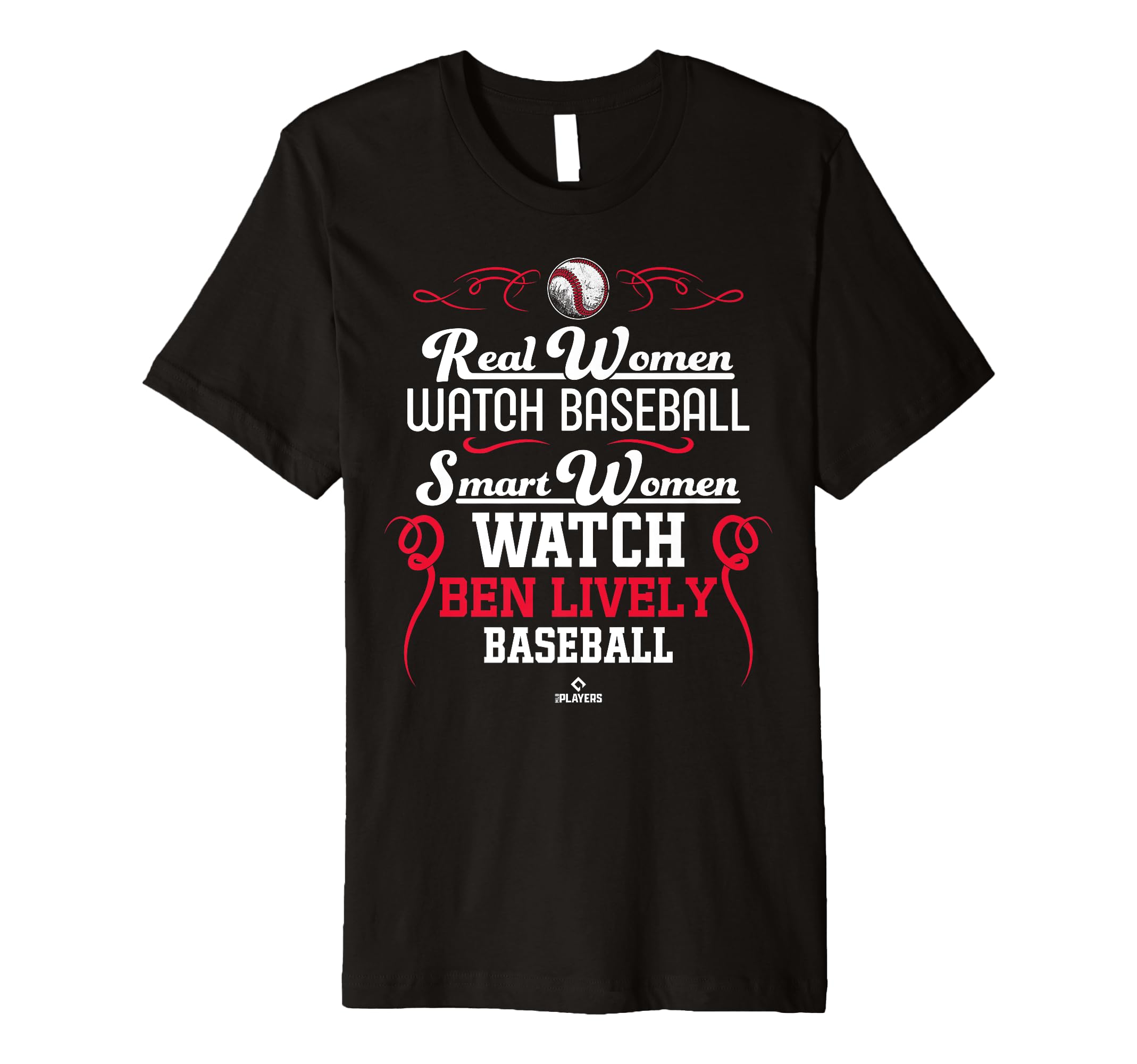 Smart Women Watch Ben Lively Cleveland Baseball MLBPA Premium T-Shirt