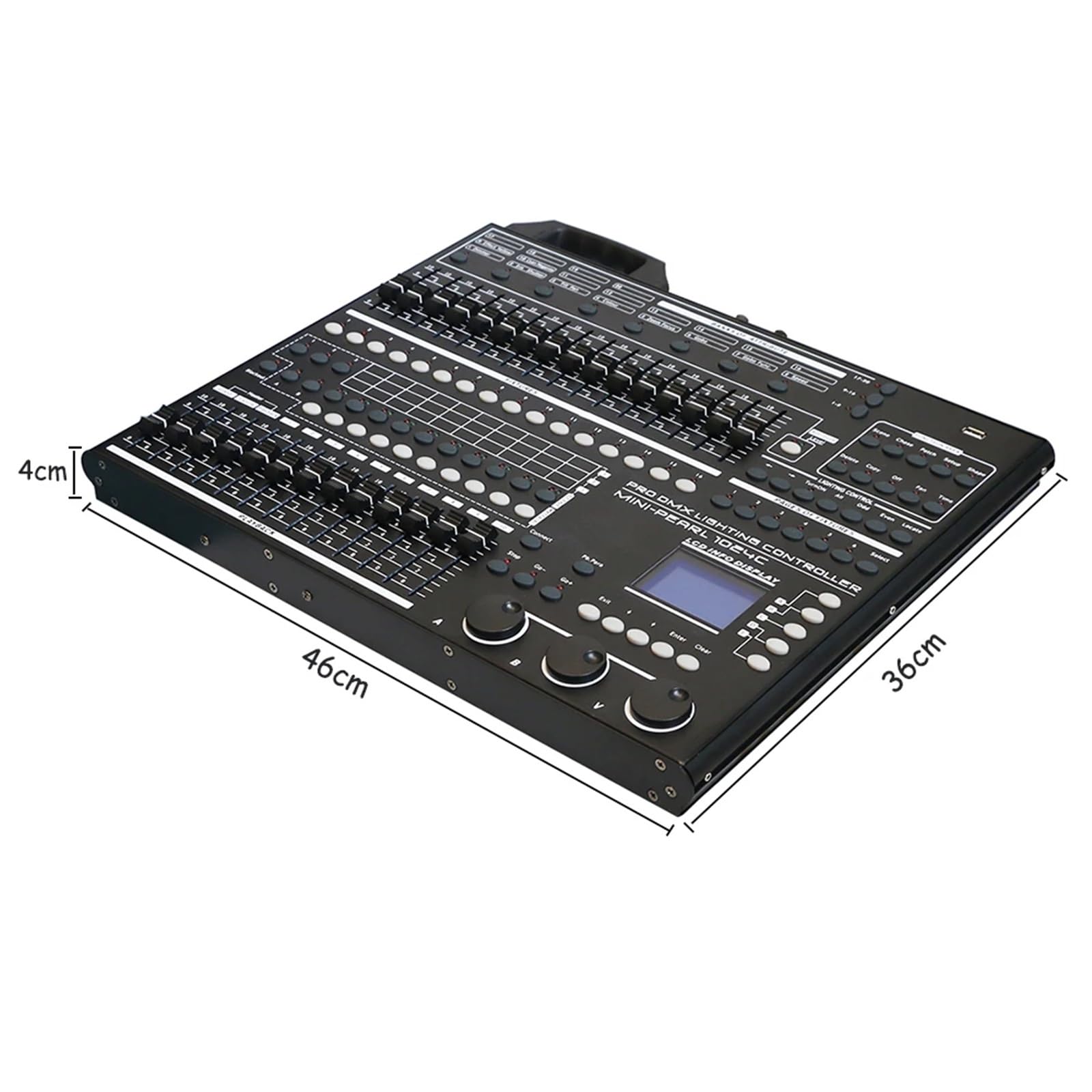 Kontroler DJ-ski Potężny ultracienki kontroler 1024 konsola DMX512 odpowiednia do reflektorów z ruchomą głowicą lampa Par seria oświetlenia scenicznego(500W)