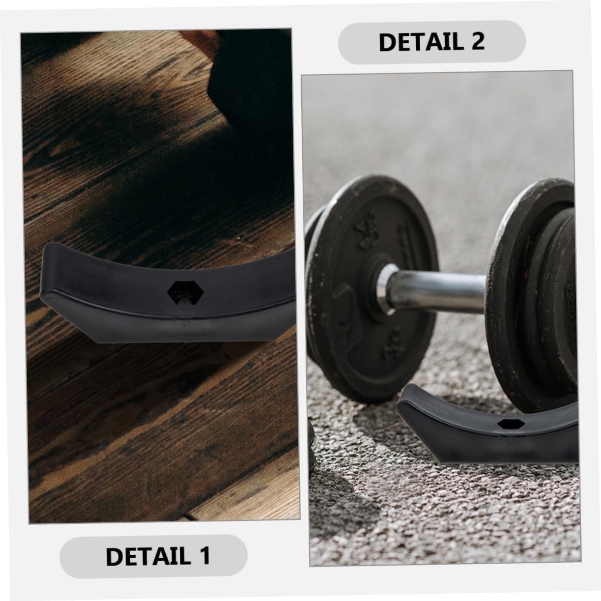 5pcs Dumbbell Stand Rack Plastic Strength Training Dumbbell Holder for Home Gym Weight Rack Stable Design