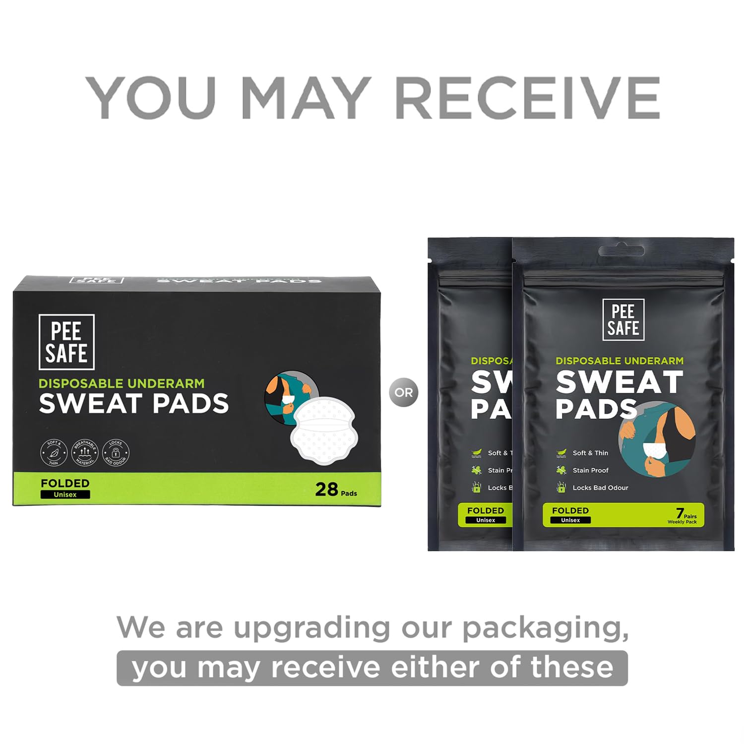 Pee Safe Sweat Pads - Stay Fresh & Stain-Free -2