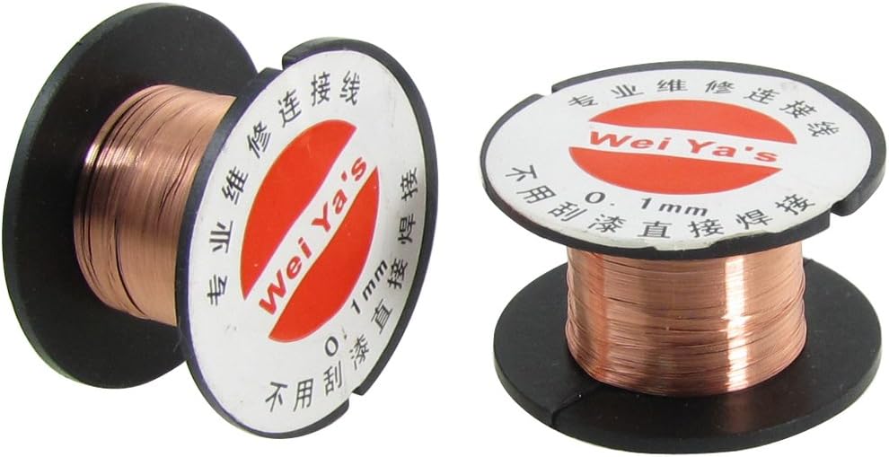 50 Mts 0.1mm Ppa Copper Soldering Solder Enamelled Reel Wire Lead New In Uk | UK - Foto 13