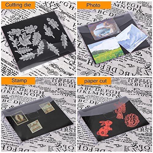 Image of 160 PCS Stamp and Die Storage Bag and Rubber Magnetic Sheets, Die Storage Set for Storage Die Cutting, DIY Scrapbooking