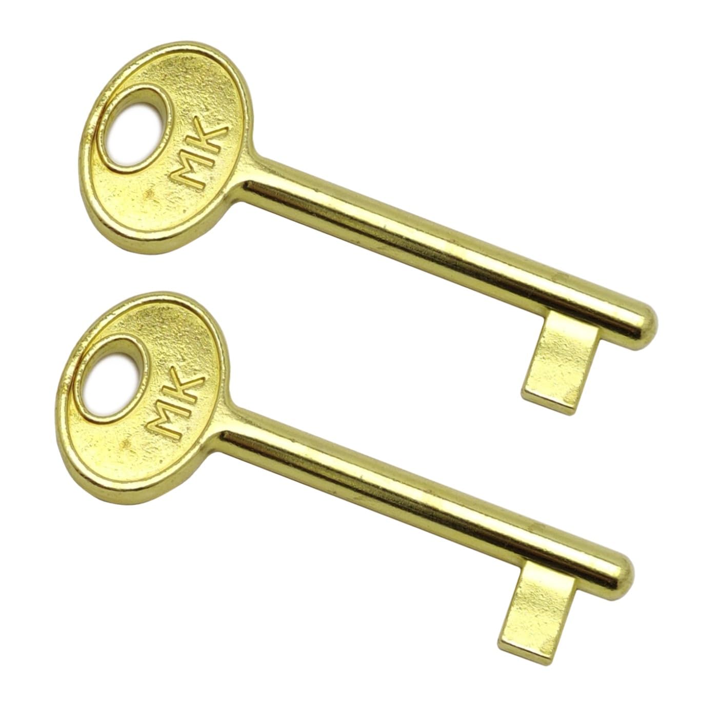 Gamobifer Brass Agb Internal Recessed Lock Key (Brassed, Passpartut)