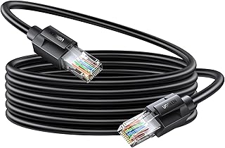 UGREEN Ethernet Cable CAT 6a 5M UTP Network Cable 10Gbps High Speed Internet Cord LAN Wire RJ45 Connector Compatible with Router PS5 Xbox Smart TV Switch WiFi Extender Ethernet Adapter