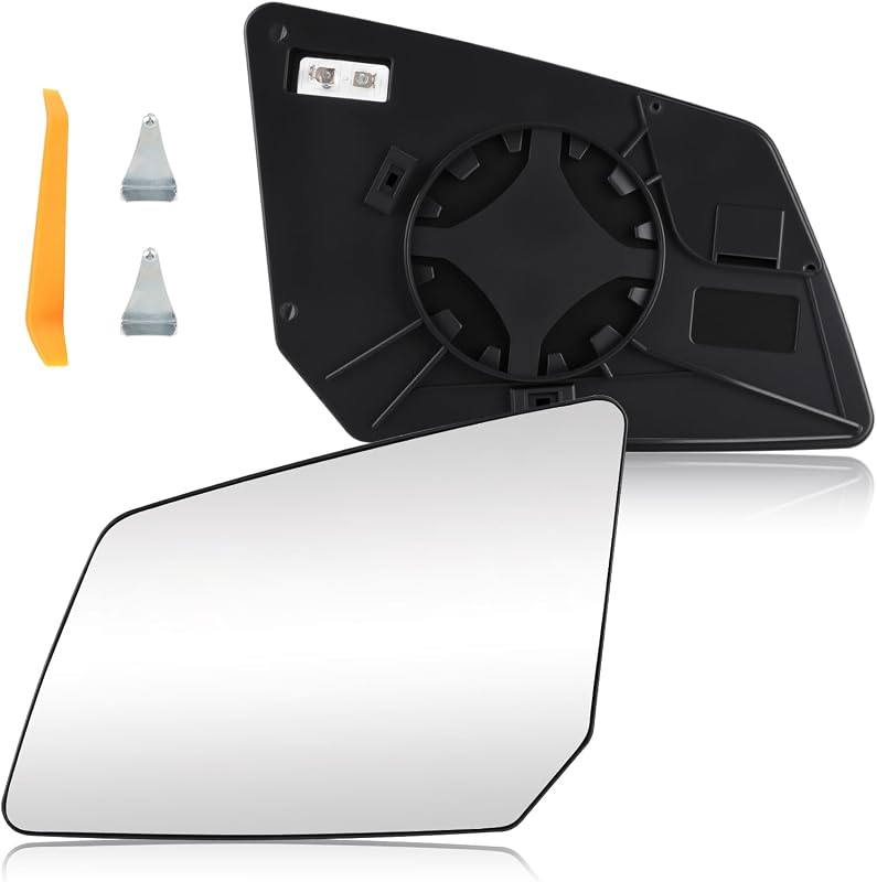 Vidro de espelho retrovisor esquerdo aquecido Cenfeild para GMC Acadia, Saturn Outlook e Chevrolet Traverse – 1 unidade