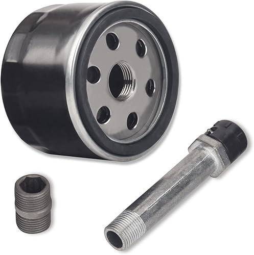 MIU13767B Kit de conversión de cambio fácil (filtro de aceite AM125424 y tapón de drenaje AM131611 y adaptador MIU13767) para John Dee-re tractor de