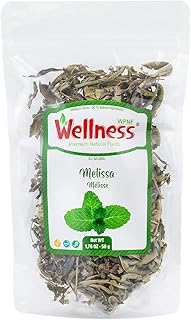 Whole Melissa Lemon Balm Leaf Tea|1.23 oz | Bulk Caffeine Free Herbal Tea | Cut and Sifted Dry Loose Tea Lemon Balm / Melissa Flowers Tea 1.23 oz Whole Melissa Lemon Balm Leaf | Herbal Wellness Dried Loose Tea Hot | or Iced | Lemon Balm Tea (Bulk Herbal Tea) | Bulk Lemon Balm Leaf (Melissa Officinalis Caffeine Free) - Herbal Balm | Bulk Balm Leaf (Cut and Sifted)