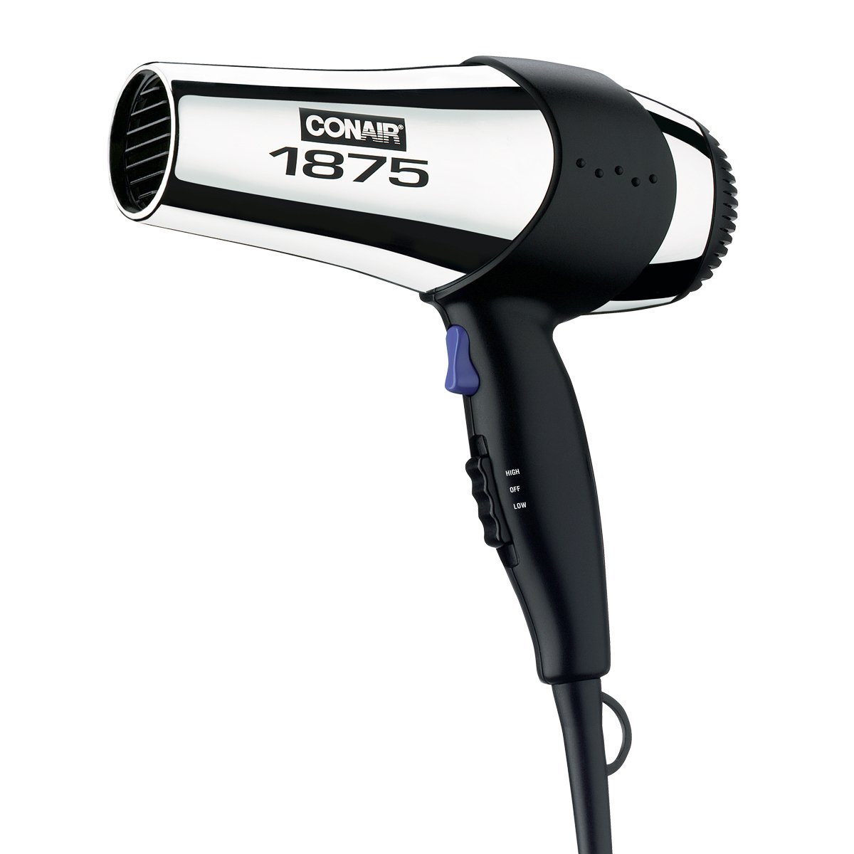 Amazon.com: Conair 070rachnw 1875-watt cromado secador de pelo : Belleza y  Cuidado Personal