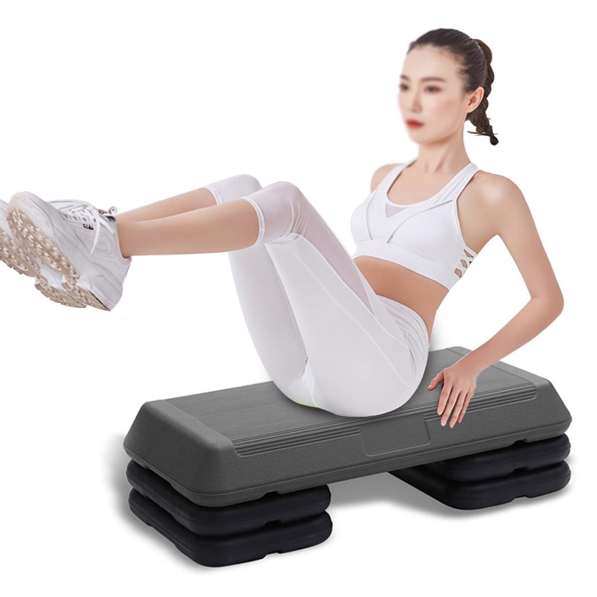 Stepper,Pedali Fitness Apparecchio Fitness Gambe Sottili Pedali per Esercizi aerobici Palestra Fitness Domestica