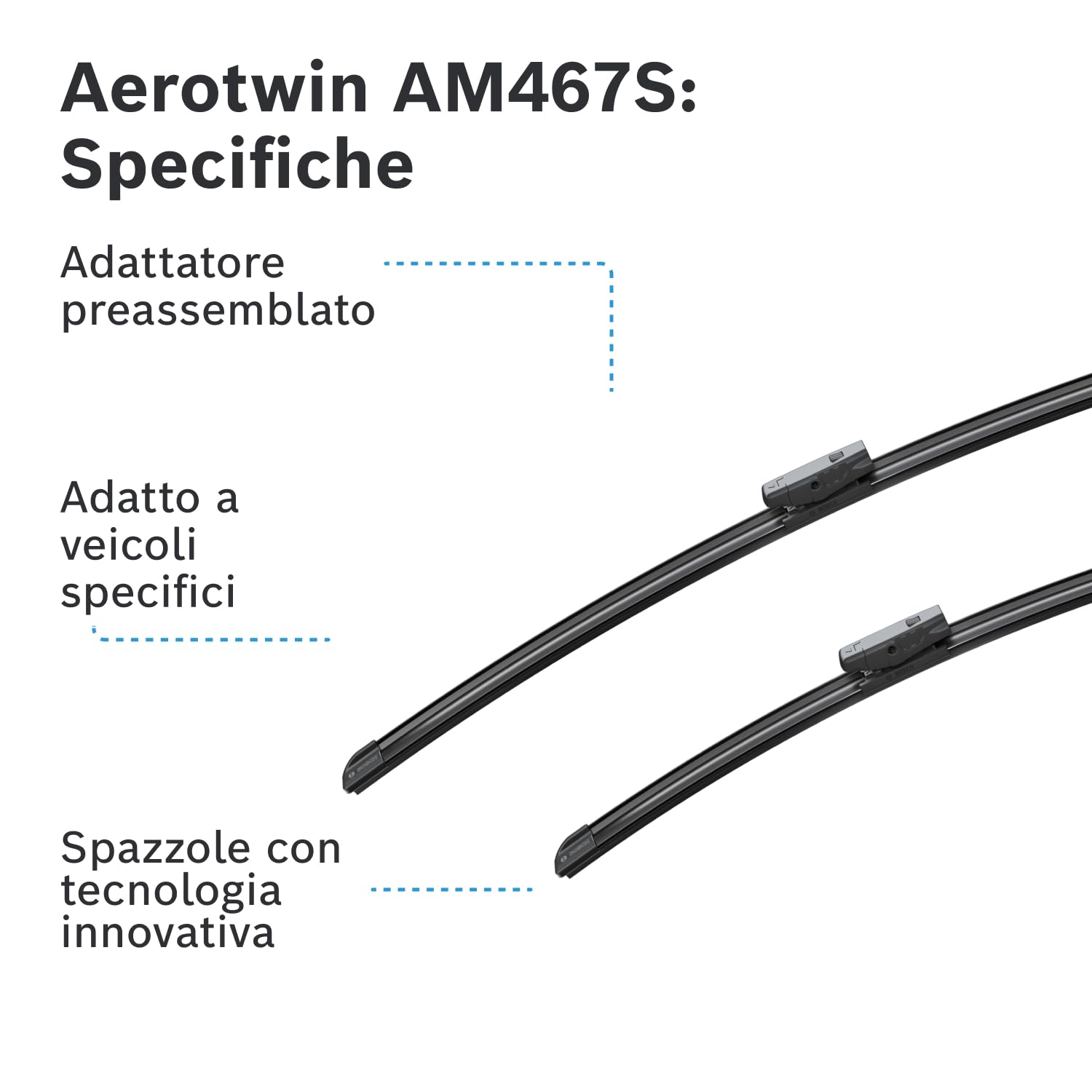 BOSCH Spazzola tergi 3397007467