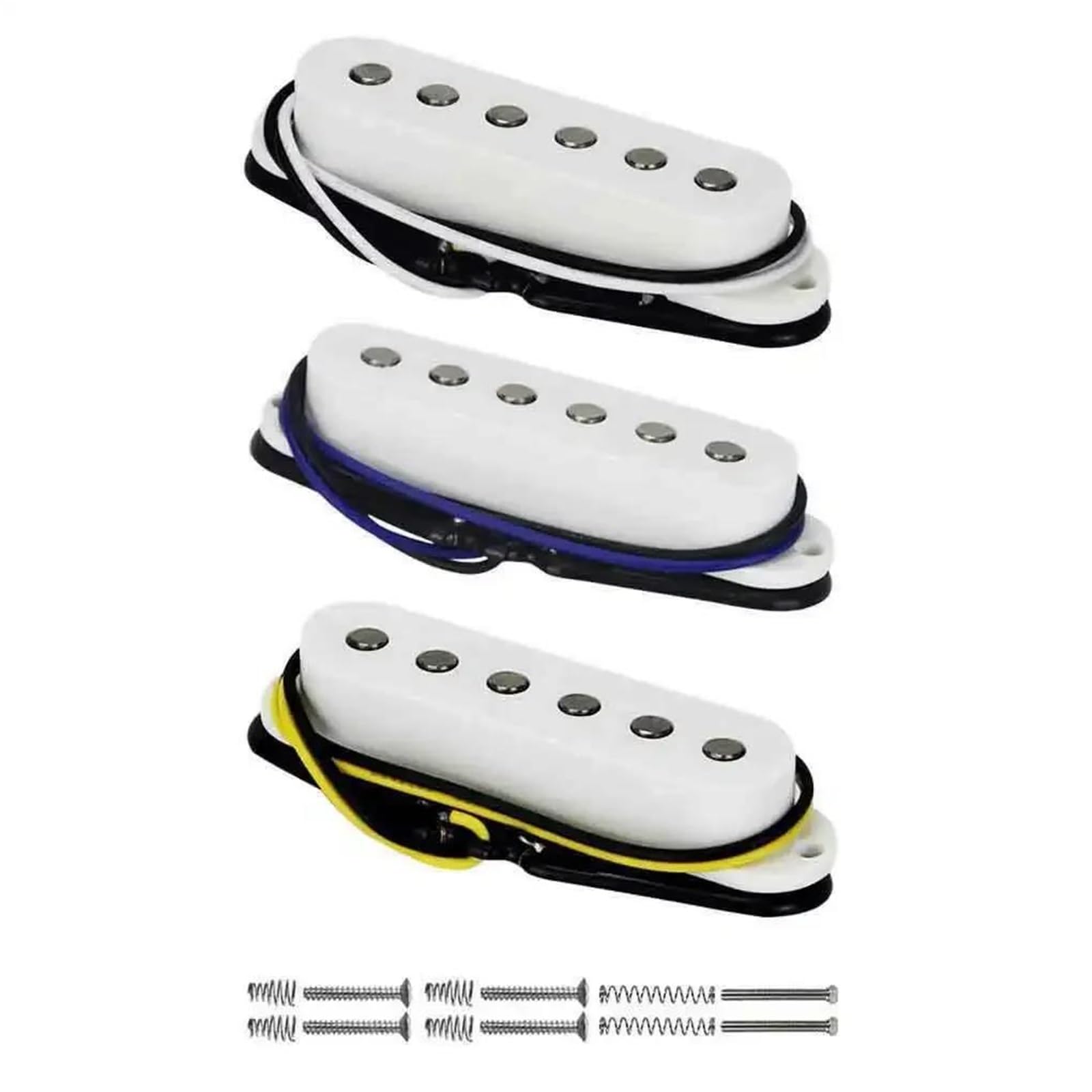 Przetwornik Do Gitary Elektrycznej Zestaw 3 Przetworników Gitarowych Alnico 5 Z Pojedynczą Cewką