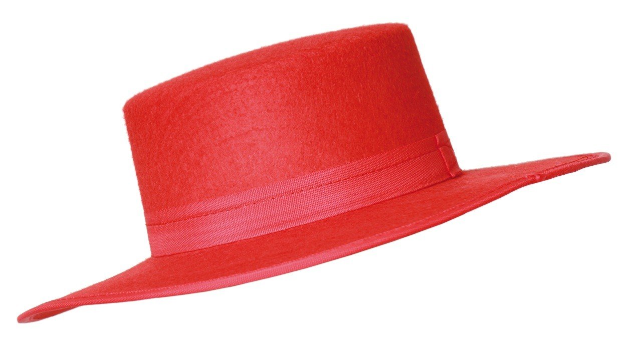 SOMBRERO CORDOBES ROJO