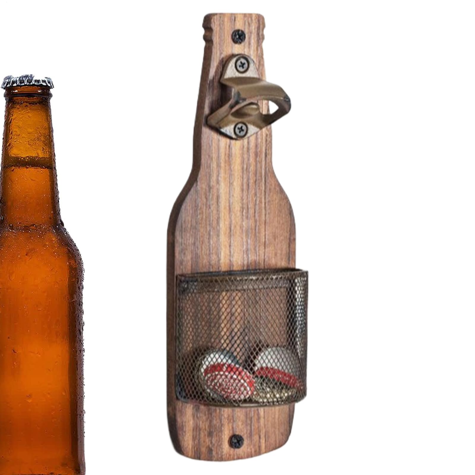 Ouvre-boîte rétro et décapsuleur mural pour vos soirées bière sur la terrasse