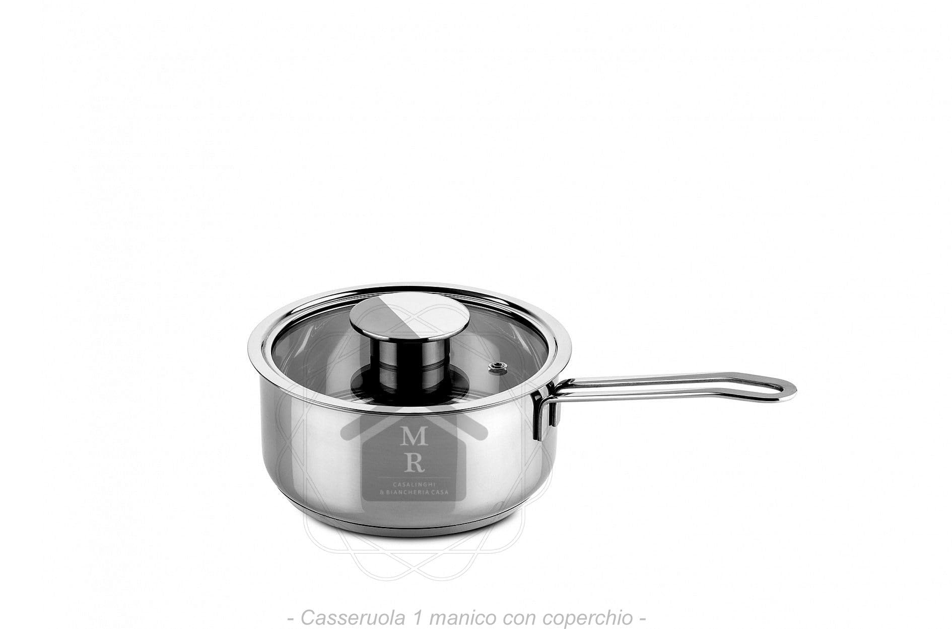 Juego de ollas de acero inoxidable 18/10, batería de cocina, 8 piezas