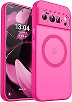 Vista 14 de CANSHN Funda magnética para Google Pixel 9 Pro XL (6.8 pulgadas), mejorada [protección completa de la cámara] [compatible con Magsafe]