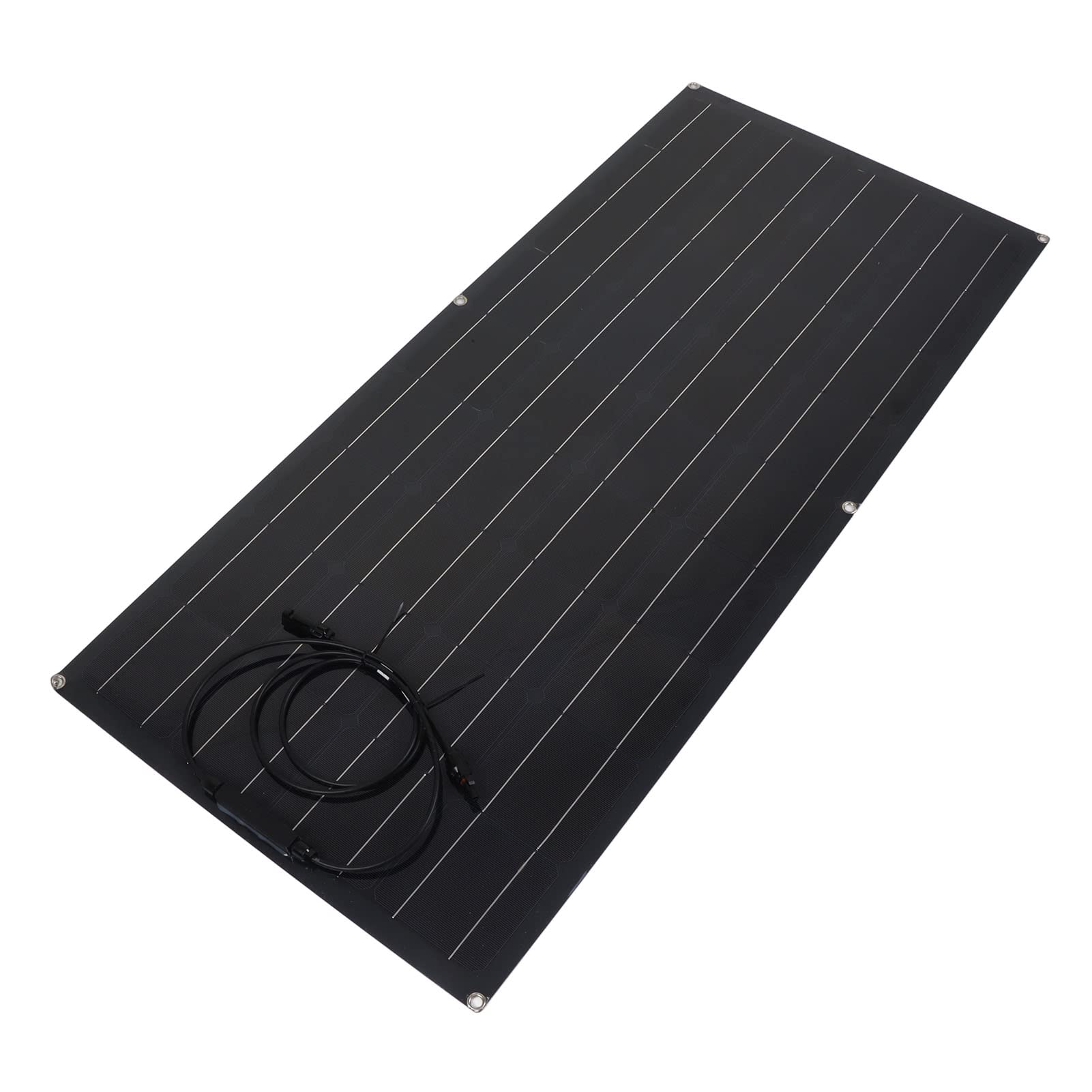 Changor Kit Pannello Solare Monocristallino da 120 W con Regolatore di Carica per Uso Esterno, Materiale PET Resistente, Include 2 Pannelli e Accessori