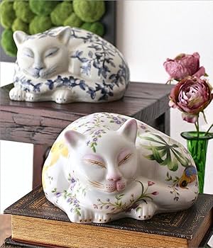 陶器　猫の置物 (65) 陶器 猫の置物 (65)