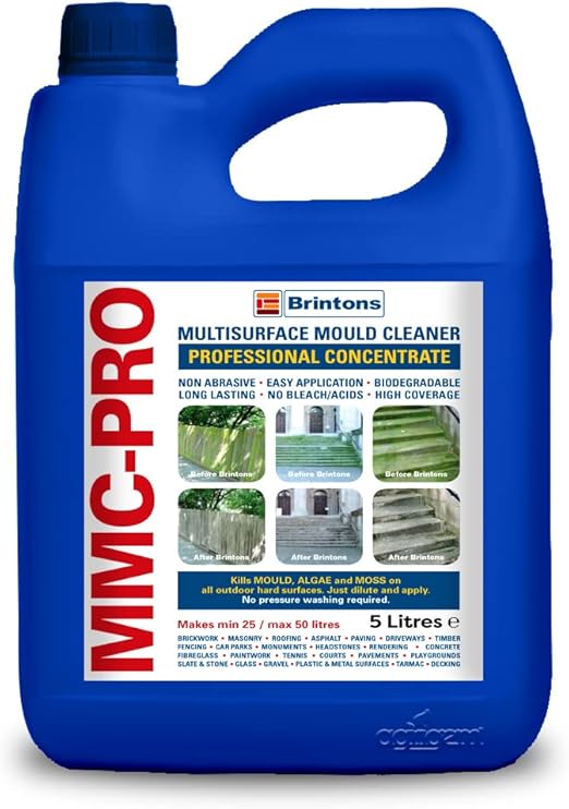 MMC Pro Hard Surface & Patio Cleaner, Biocide 5L Amazon.co.uk Garden