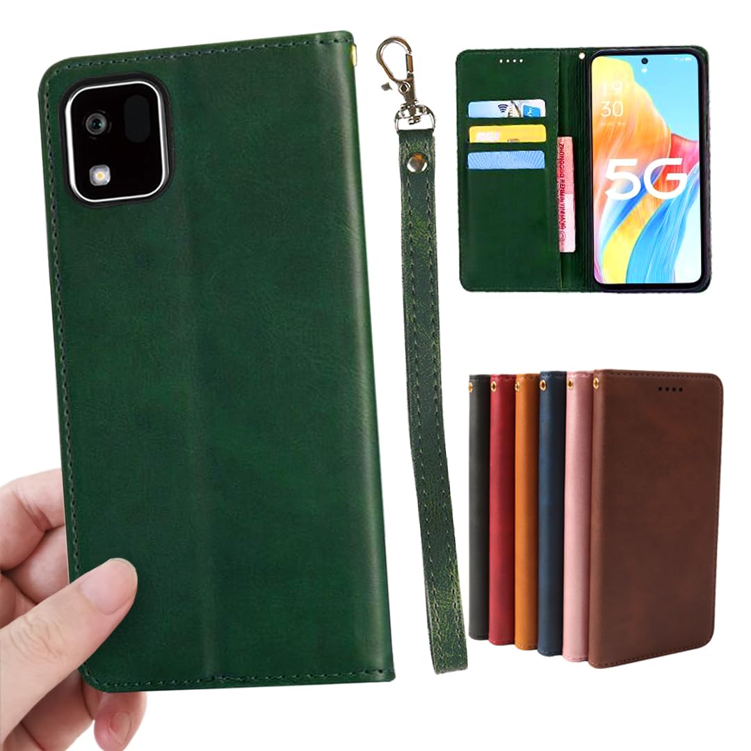 Amazon | 京セラ かんたんスマホ3 A205KC ケース 手帳型 ストラップ 同