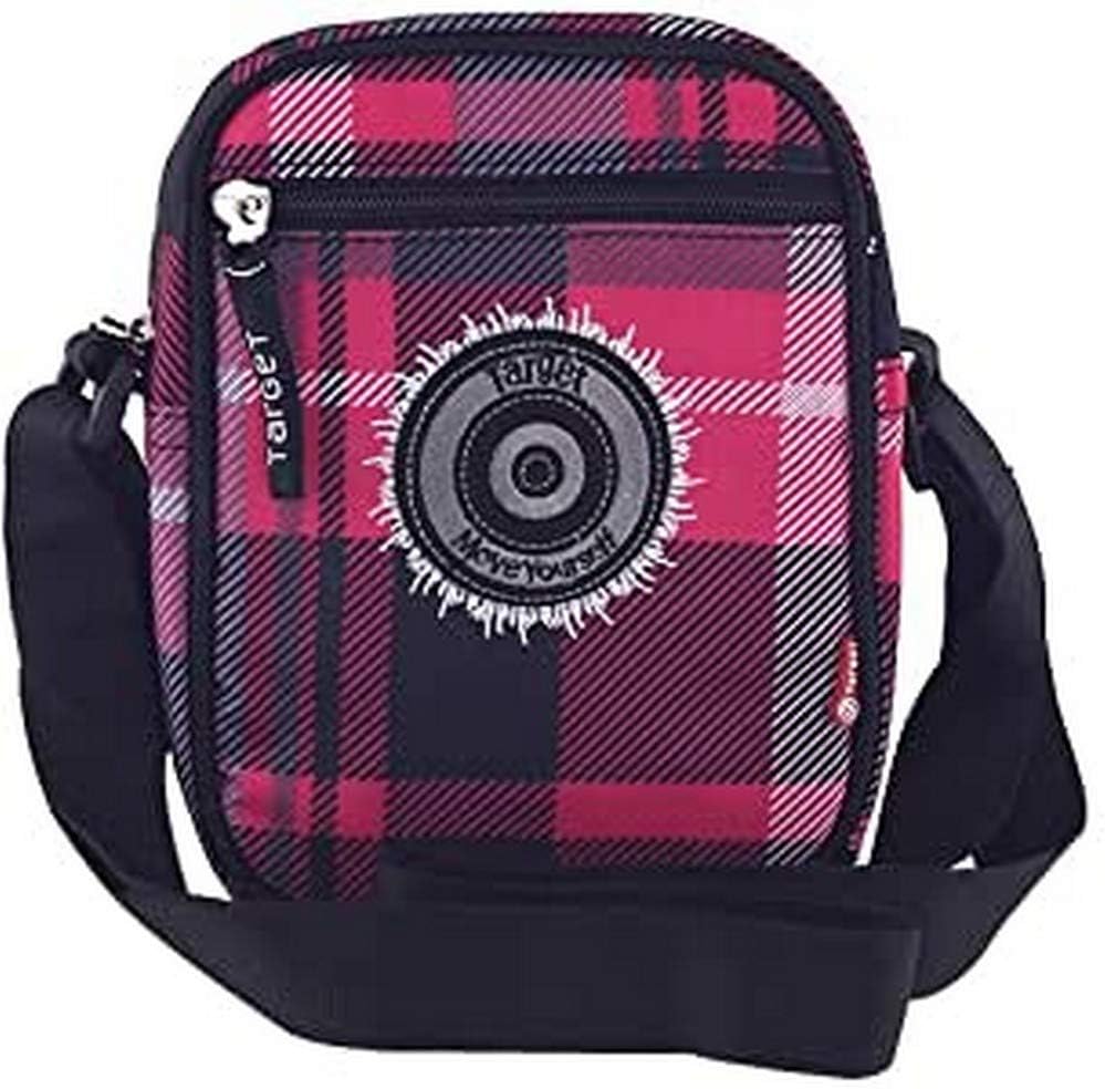 Target 23809 Messenger Bag, Pink/Black Messenger Bags