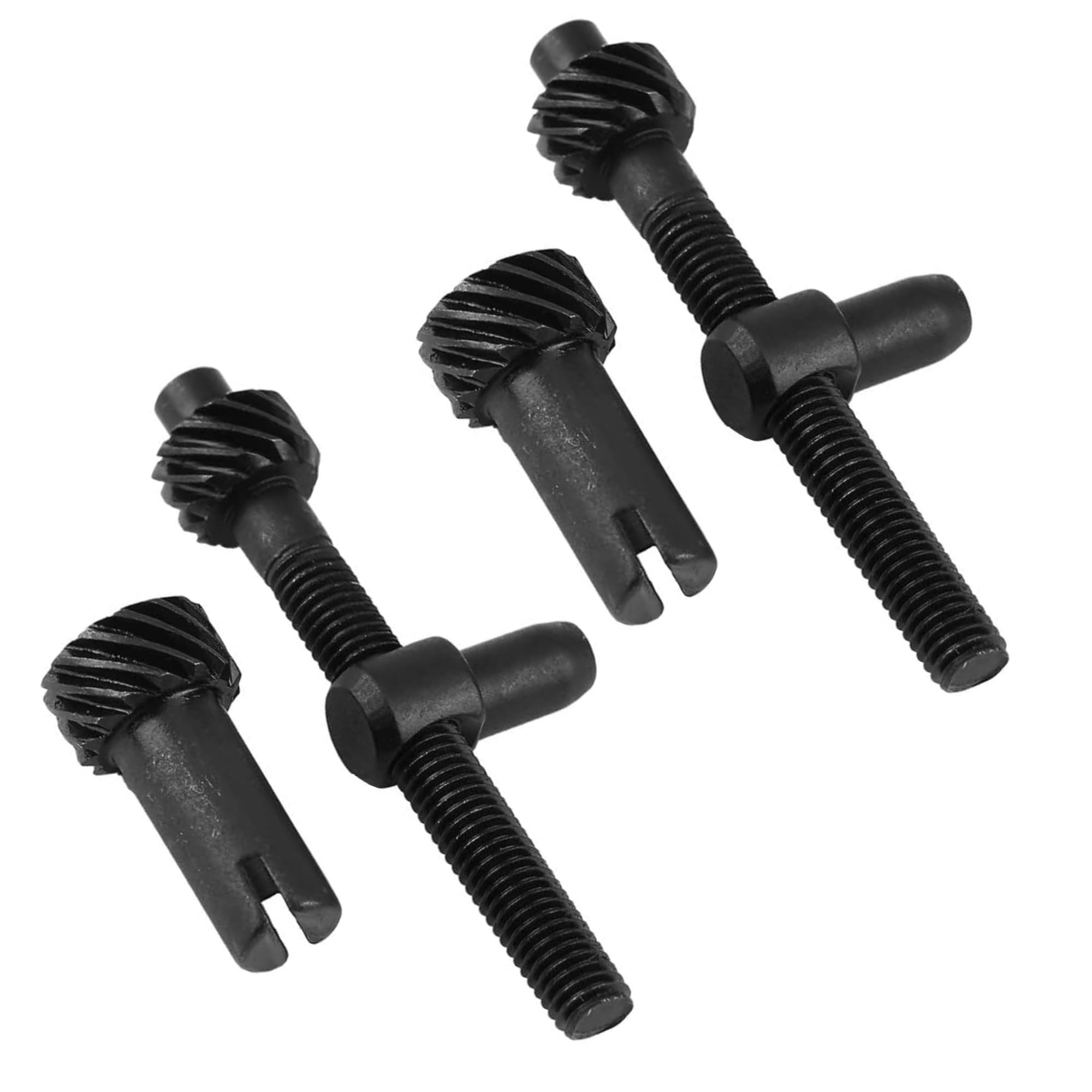 Tensor de tornillo de ajuste de cadena, tornillo de ajuste de motosierra, kit de repuesto de metal para motosierra, herramienta de ajuste de tensión (longitud 5,7 cm)