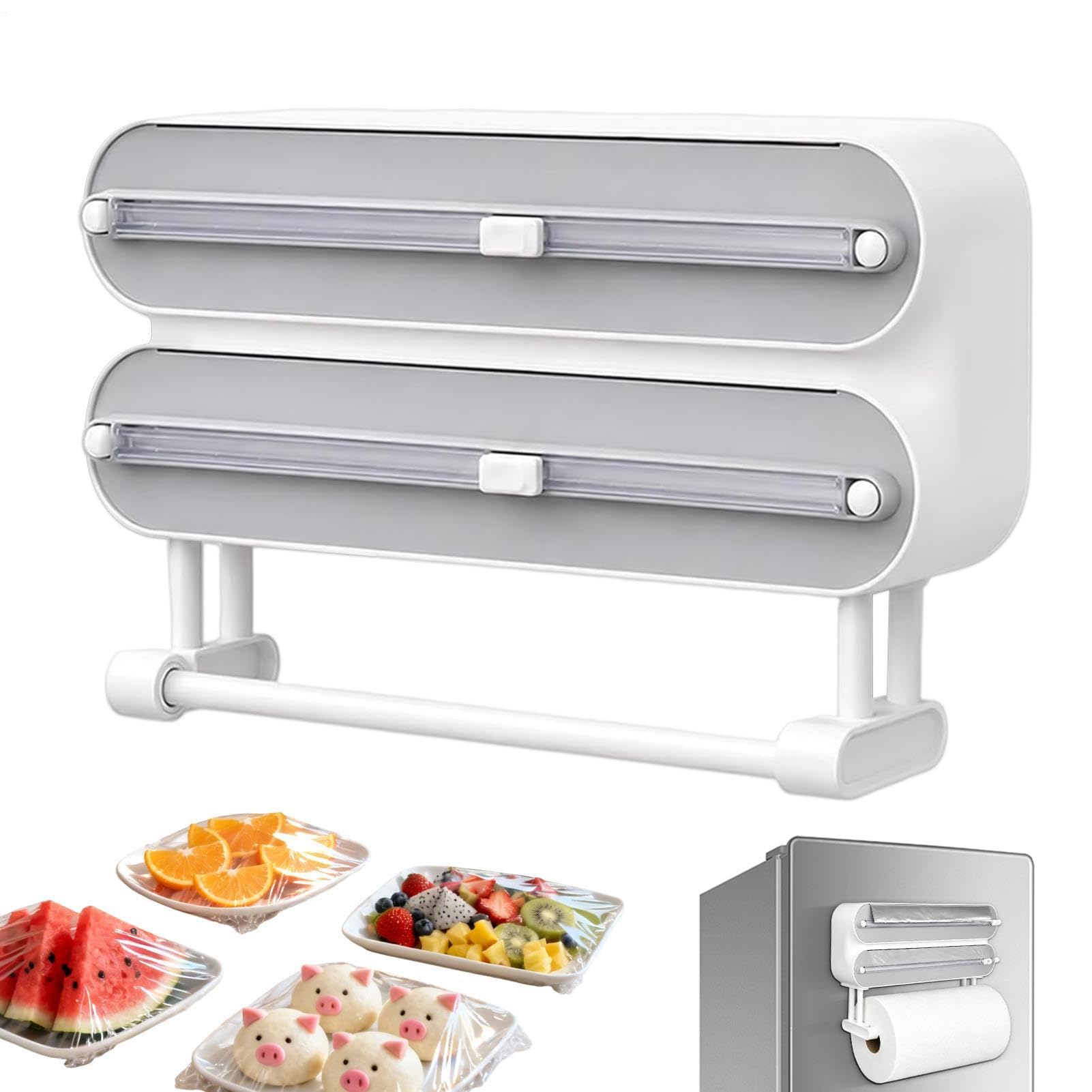 Distributeur magnétique de d'aluminium - Rangement magnétique de