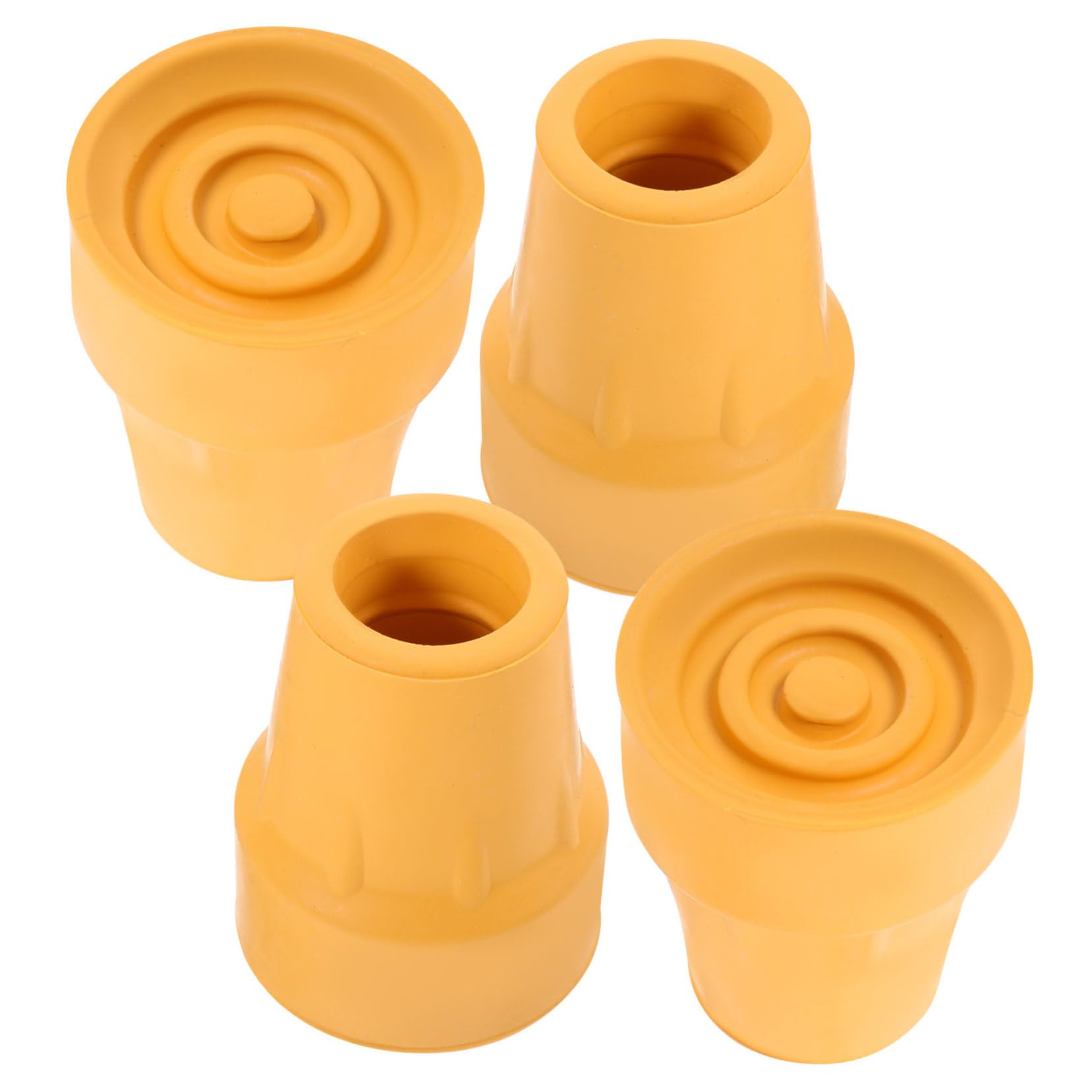 FRCOLOR Lot De 4 Pieds De Canne De Marche Embouts De Béquille Coussinets De Sans Canne Installation Facile 4 Pièces X 4