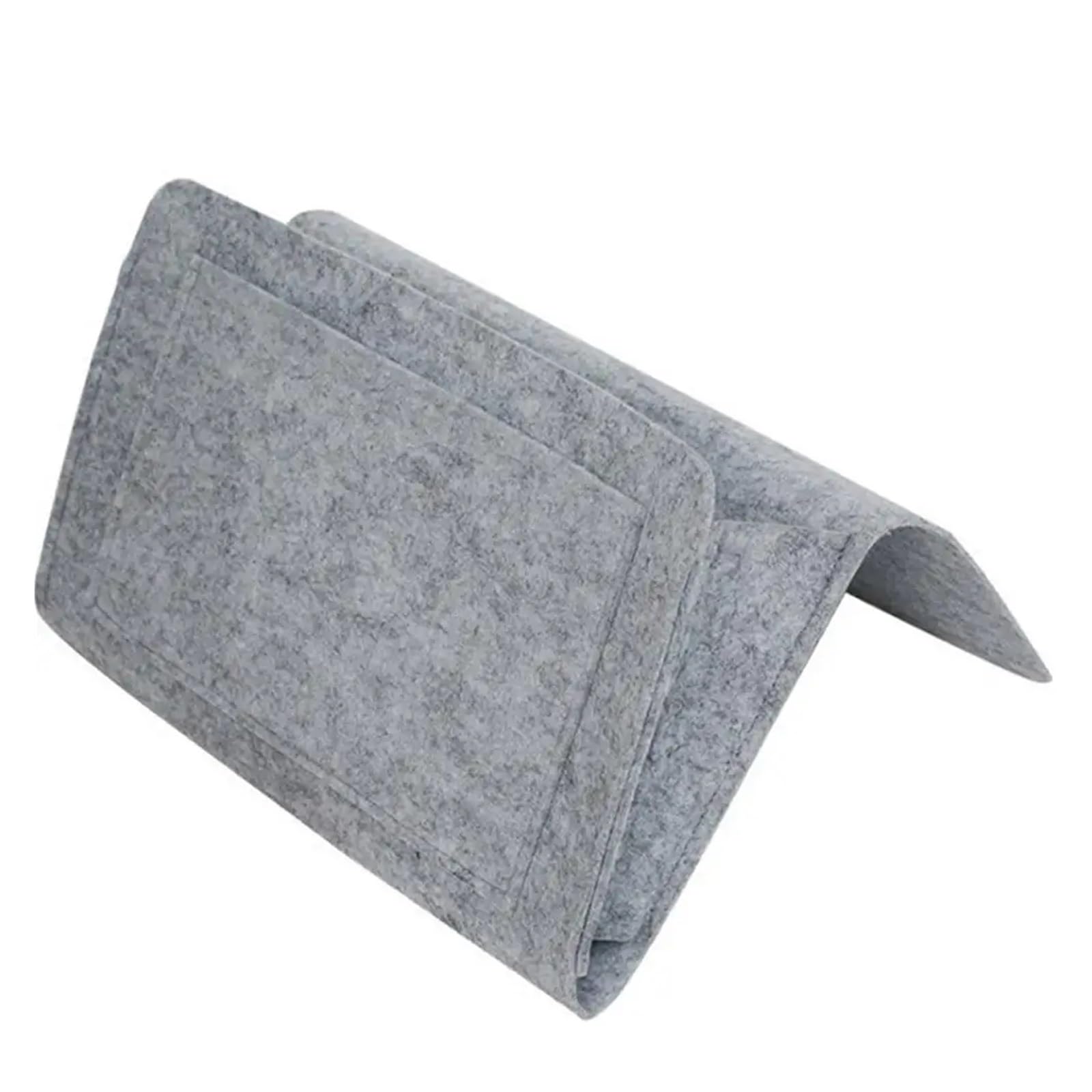 LSYHHXC Bedside Organiser 1pc Felt Bedside Storage Organizer Phone Book Magazine Holder Pockets Hanging Storage Bag Tissue Box For Bed Sofa Side Pouc(Light grey)