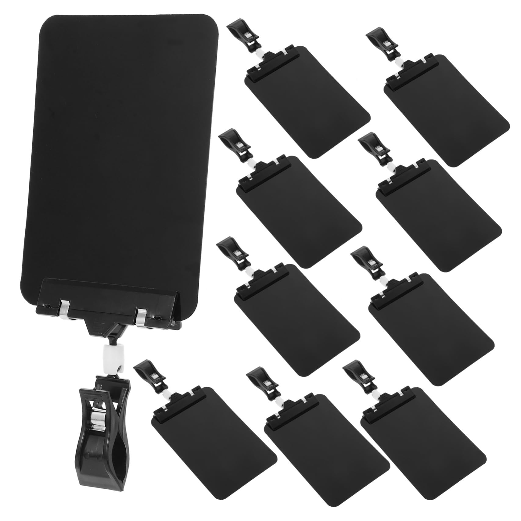 Operitacx 50 Pz Cartellino Del Della Frutta Porta Etichette Porta Segnaletica Resistente All'usura Cartellino Del Professionale Comodo Supporto Per Poster Plastica