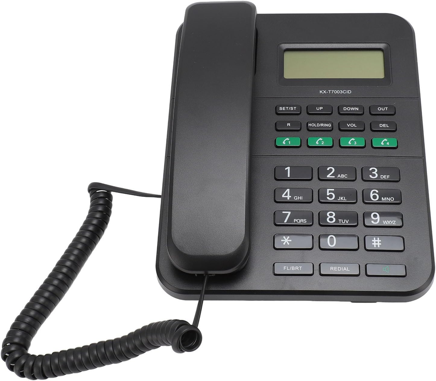 Corded Phone with Caller ID, Big Button Corded Phone for Seniors, Corded Home Phone