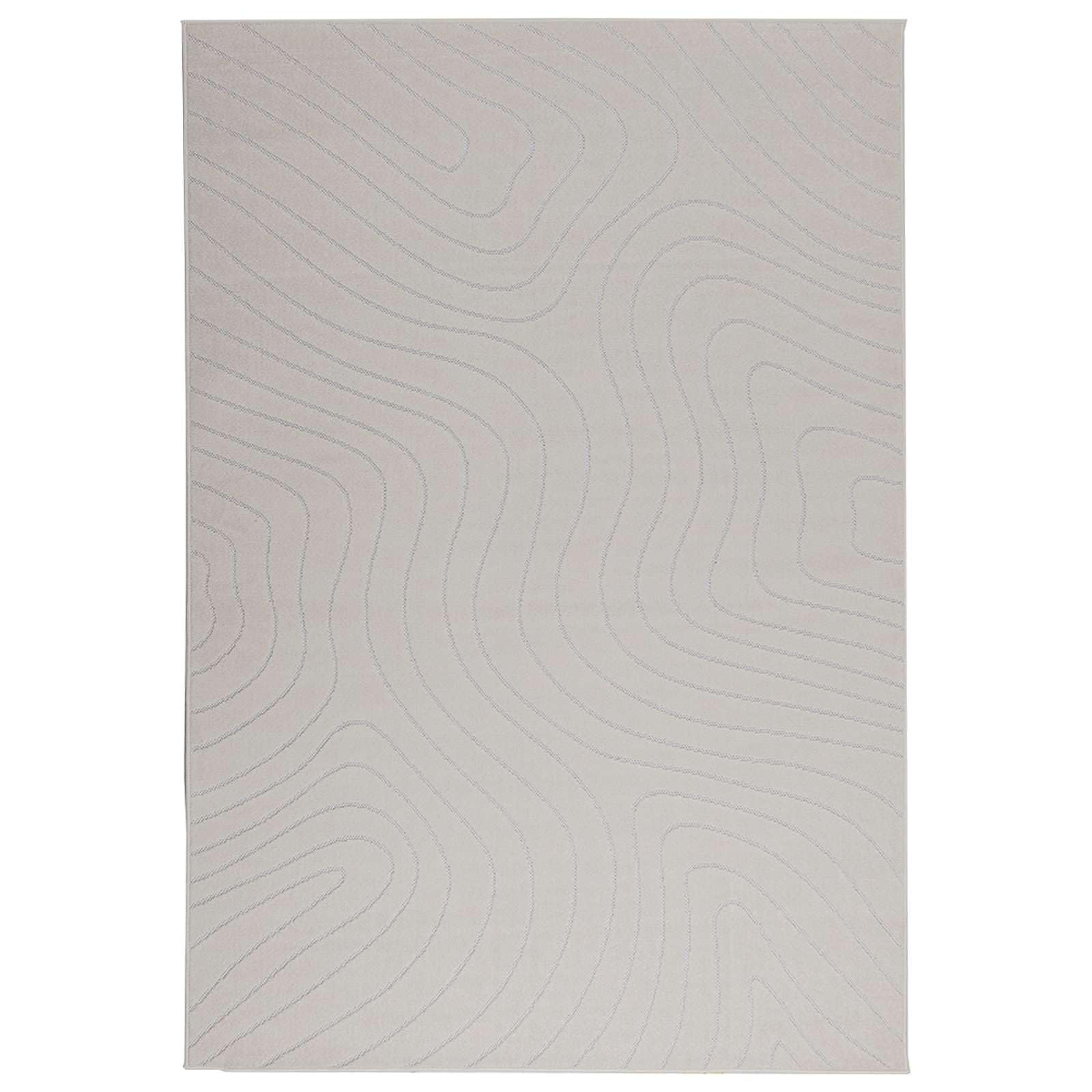Tapis antidérapant crème Palmeras 170x120 cm salon