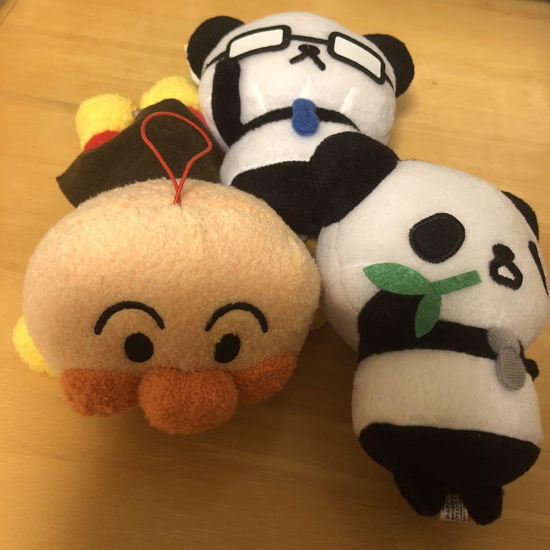 Amazon.co.jp: ぬいぐるみ マスコット3個セット おじぱん アンパン