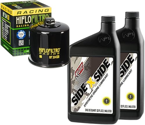 RAD Powersports Kit de cambio de aceite 10W-40 para Suzuki 2005 Lt-V700F Twin Peaks 700 4X4 SRA