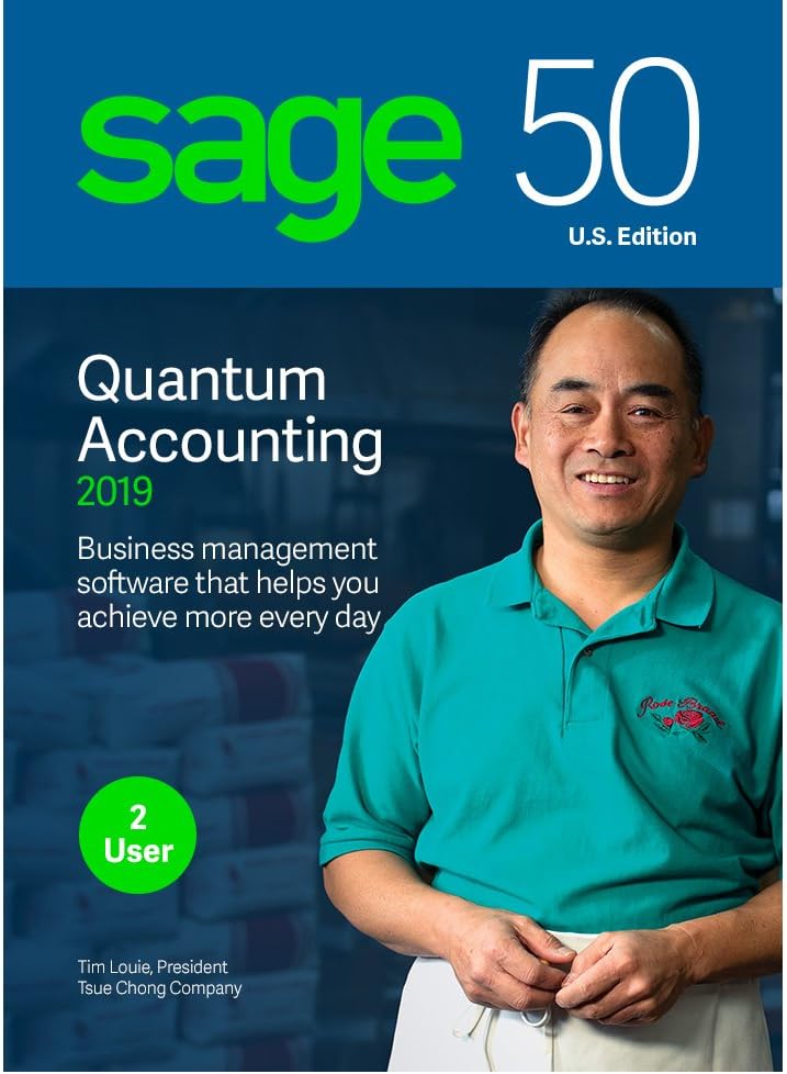 Sage 50 Quantum Accounting 2019 – Small Business Accounting Management Software – Payment and Inventory Management – Safe and Secure – Easy Integration with Microsoft Productivity Tools