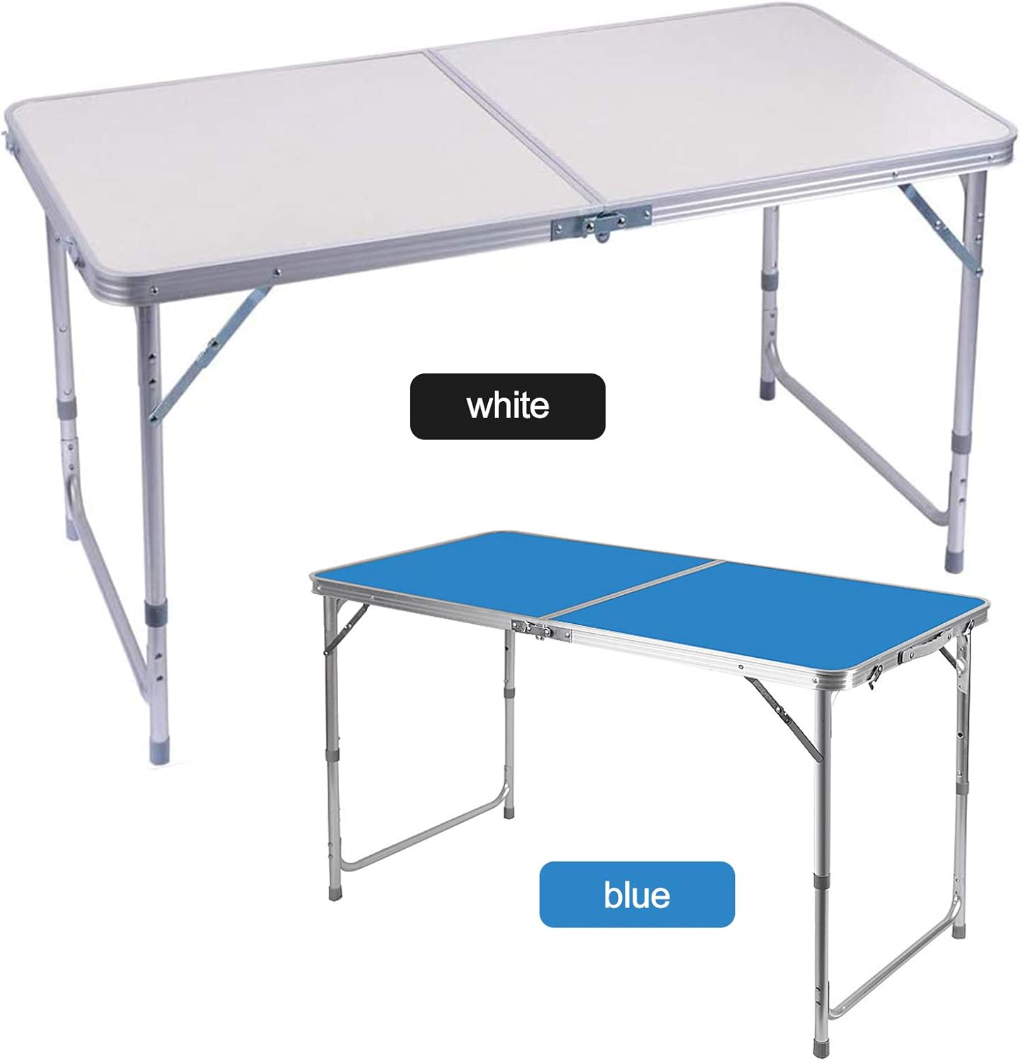 4ft Aluminum Camping Folding Table Portable Office Camping Picnic BBQ Outdoor