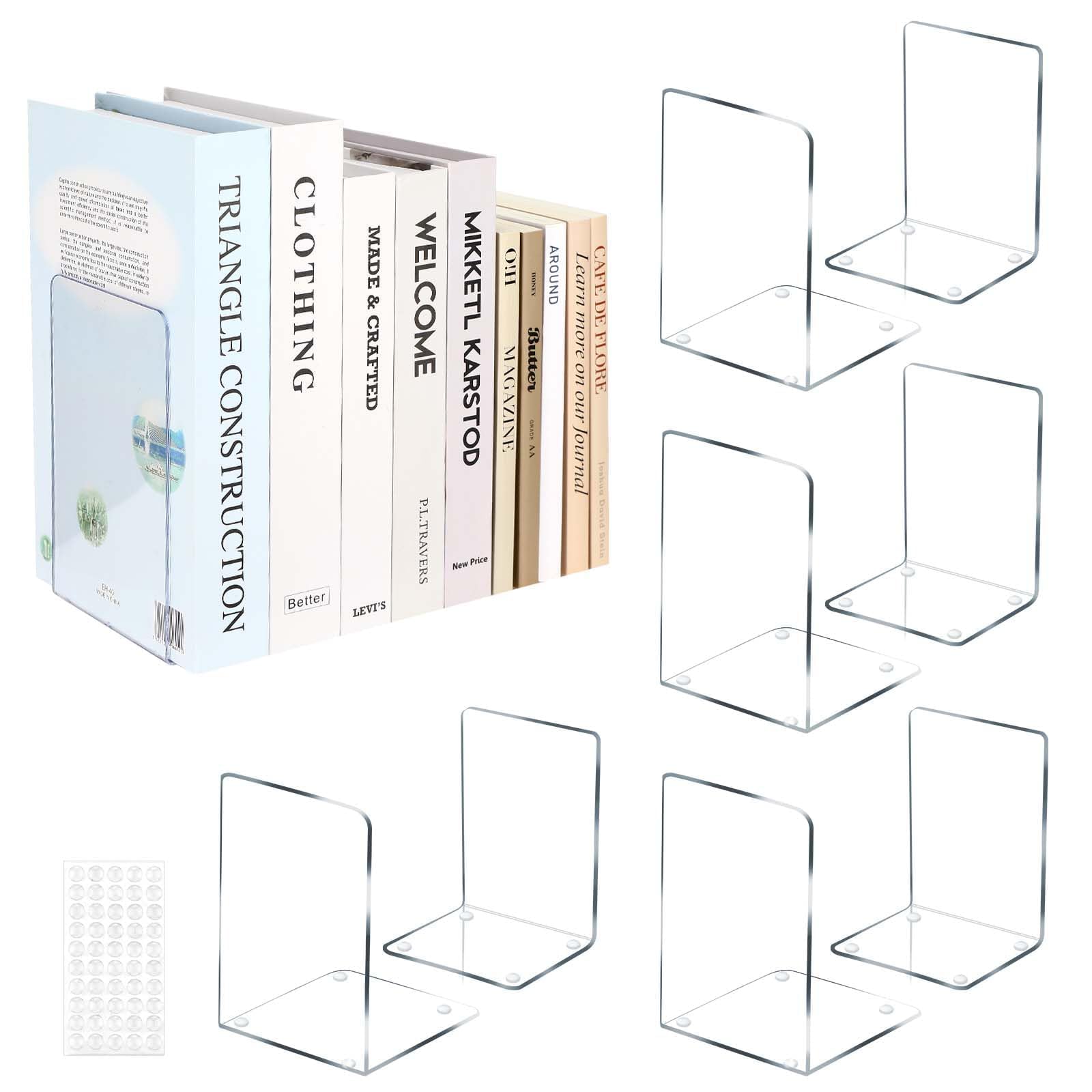 lot de 10 serre-livres acrylique