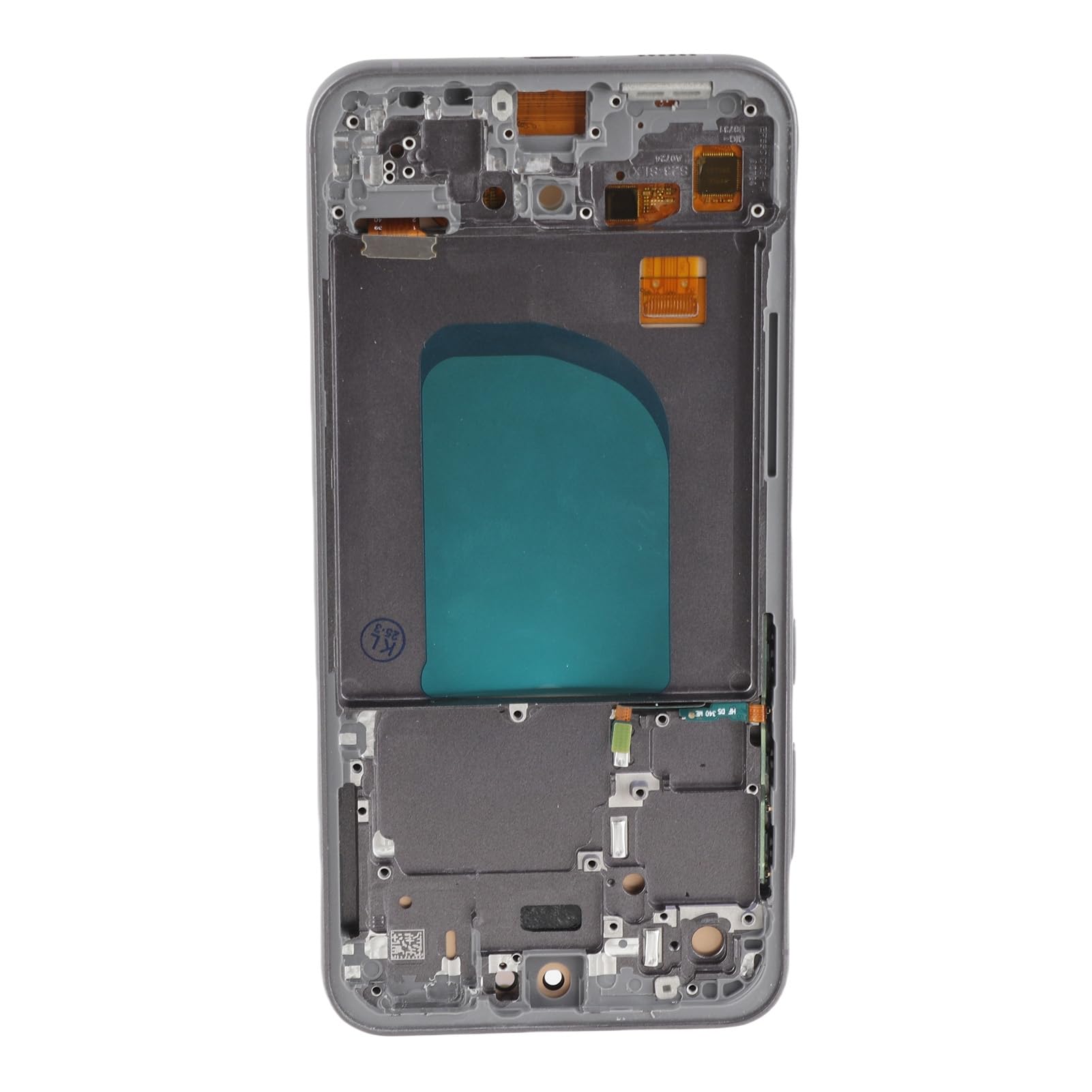 Sxhlseller Gruppo Schermo per S23 FE |Touch Digitizer con Cornice, Supporto per Impronte Digitali e Strumenti di Riparazione