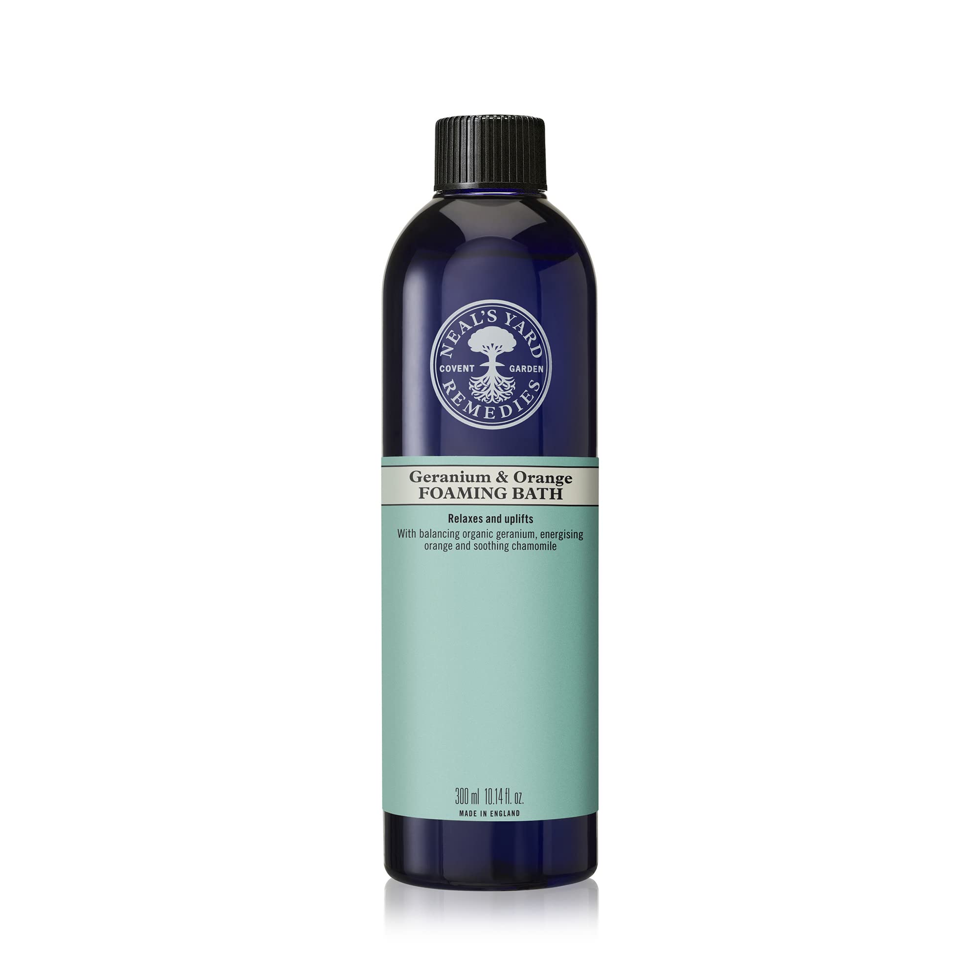 Geranium and Orange Foaming Bath - Promote Calmness & Wellbeing - 300ml (worth £24)