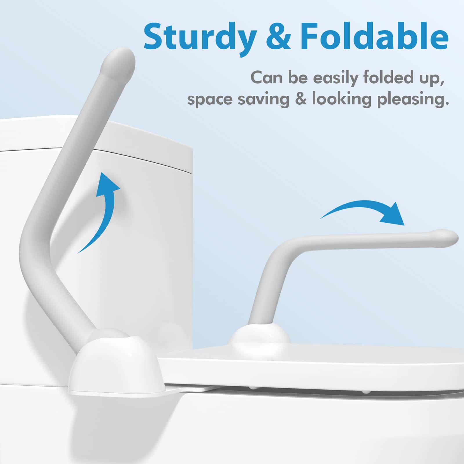 Toilet Safety Rails - Enhance Bathroom Support -3
