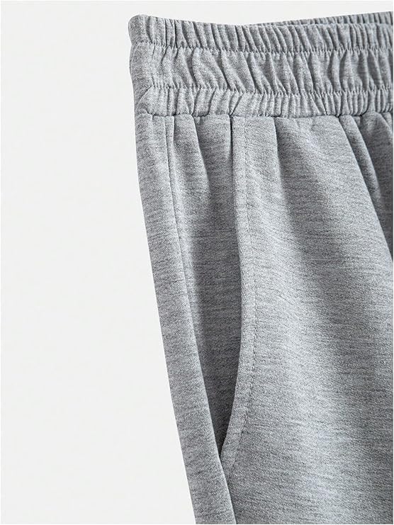 QJQ Men's Letter Graphic Drawstring Waist Shorts Summer Casual Workout Athletic Gym Track Shorts Streetwear - Image 6