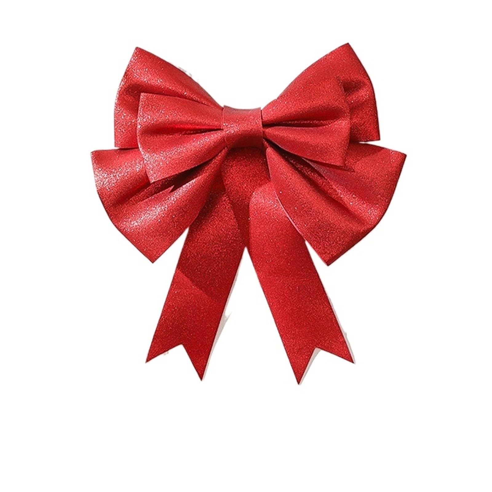 Decorazioni in Materiale con Fiocco Grande Decorazione da Parete for Festa di Nozze Esterna for la Decorazione della Porta d'ingresso casa Fiocco Albero di Natale(75cm)
