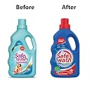 Safewash Gentle Premium Liquid Detergent 1 Kg Bottle (Pack of 2) with Active Fabric Conditioners| Soda and Bleach Free| PH Neutral Formula for 7-in-1 Expert Care gallery image