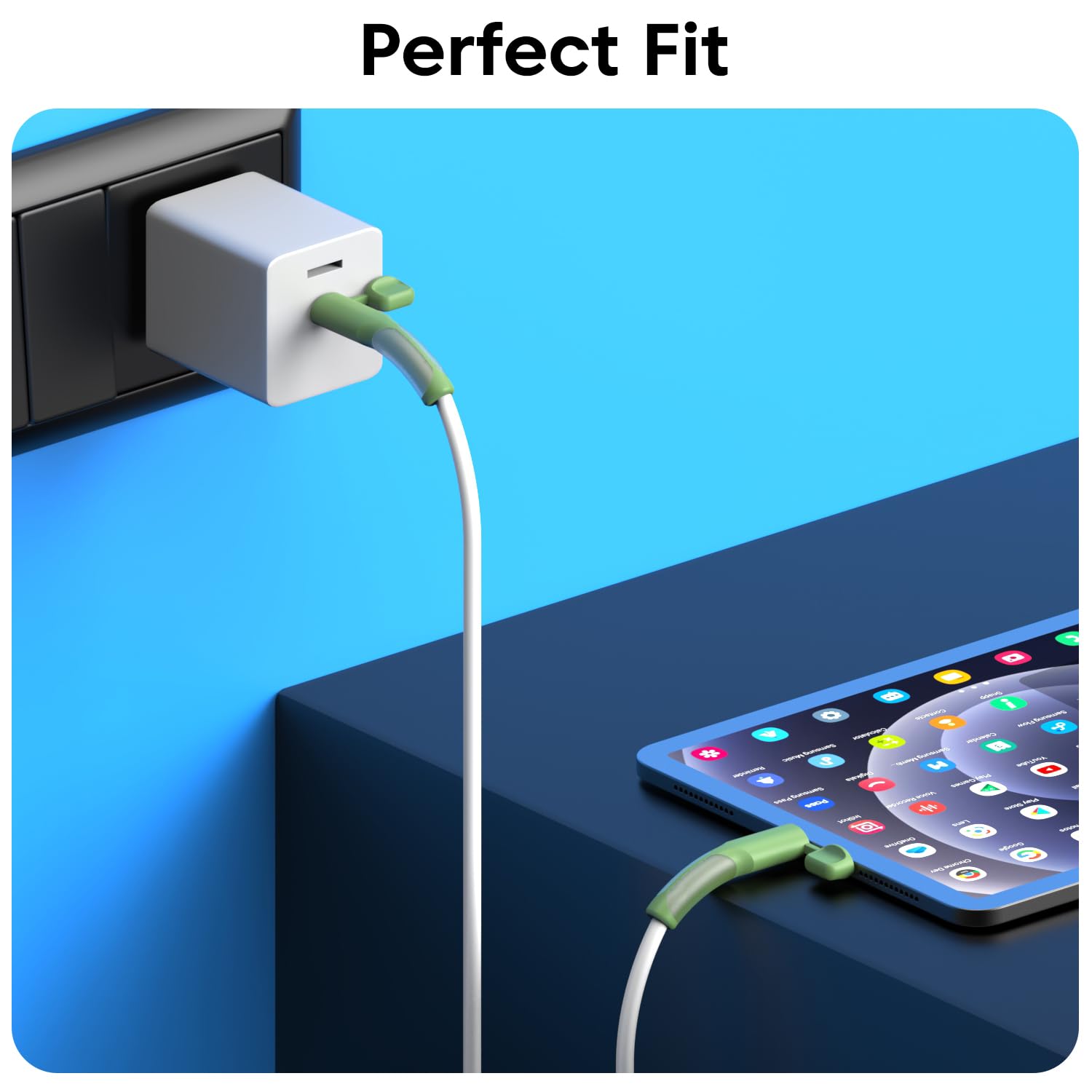Sounce Cable End Protector Cover for iPhone Lightning Cable, C to C Type — Amazon image 5