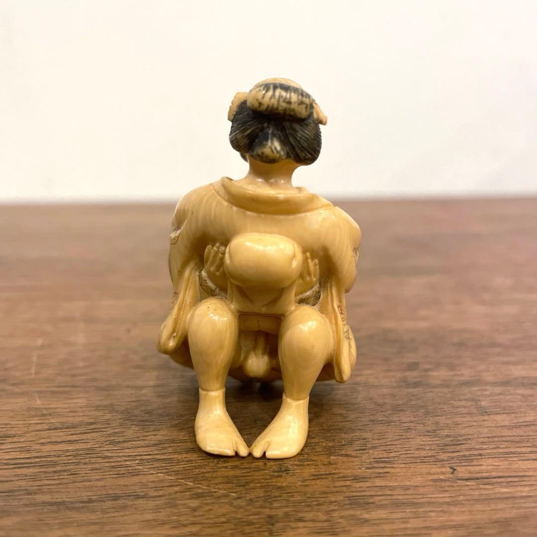 Amazon.co.jp: 春画 根付 置物 天然素材 骨董 古美術 : ホーム＆キッチン