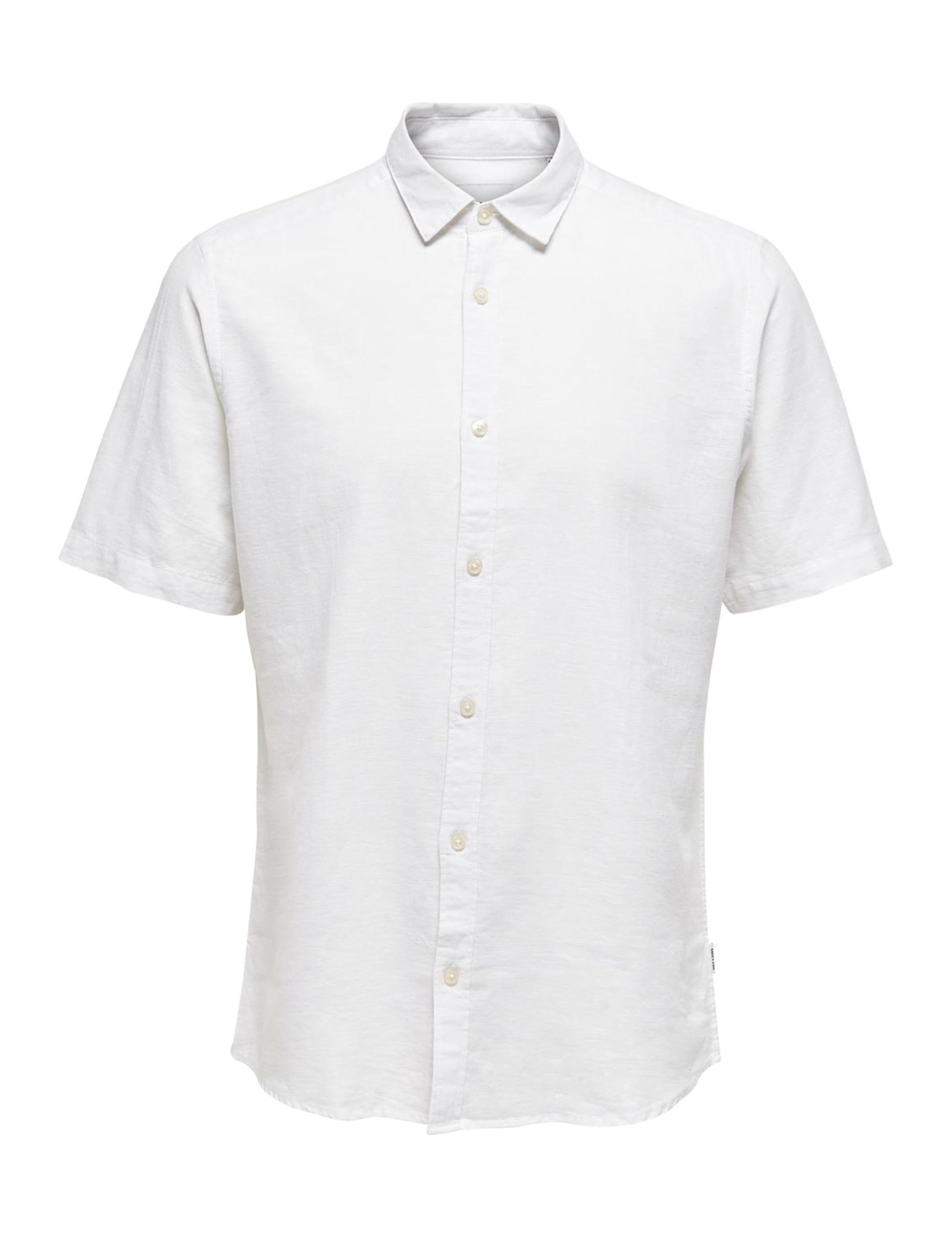 Only & Sons Male Hemd ONSCAIDEN Leinen Hemd