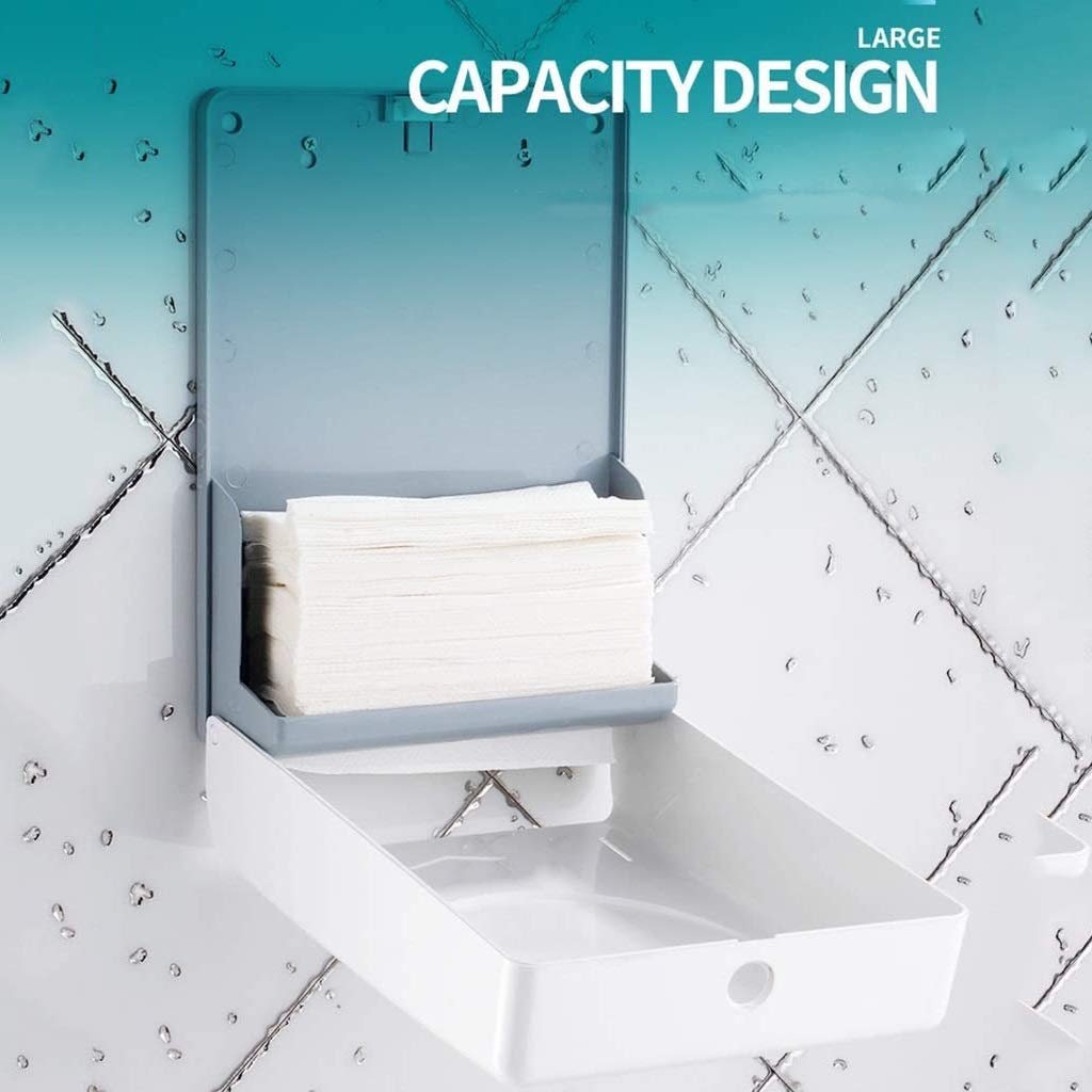 NEECS Porta Carta igienica Porta fazzoletti da Cucina per Bagno, Impermeabile, a Parete, per Smartphone