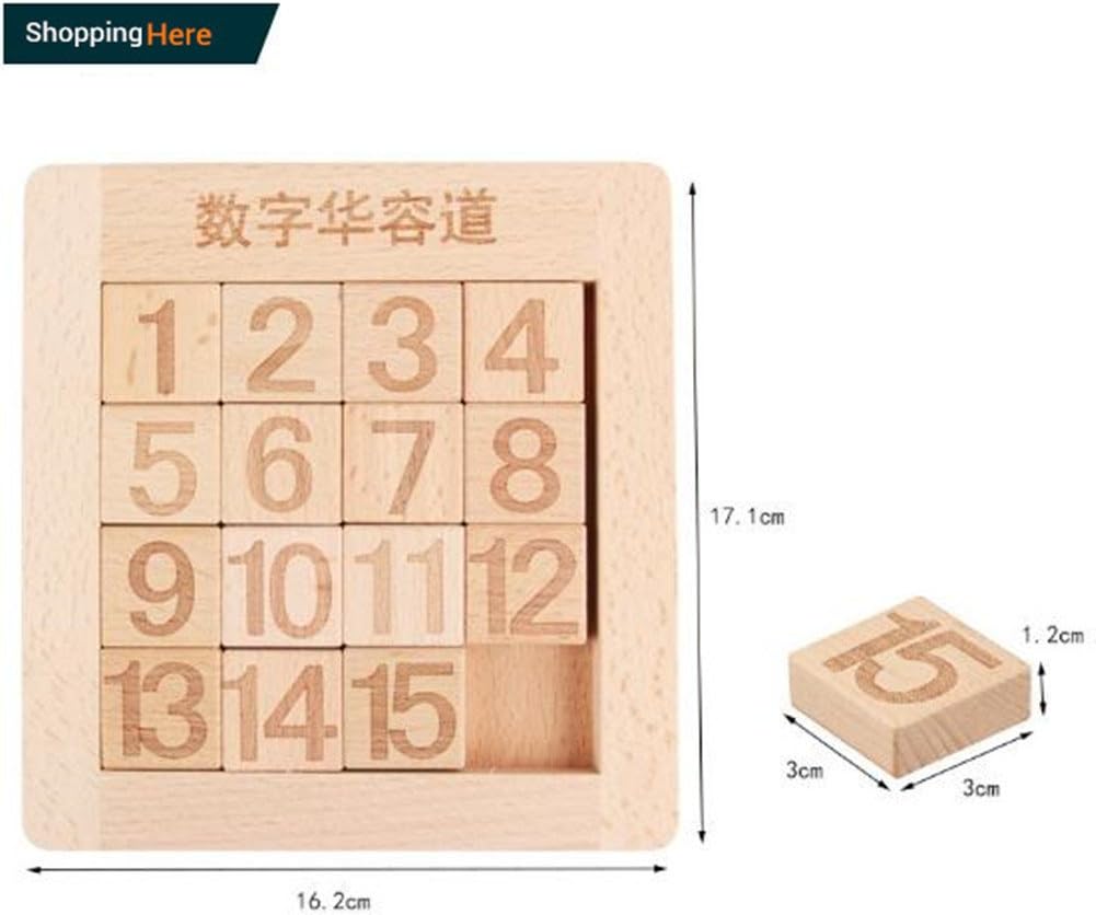 ShoppingHere Chinese Sliding-Block puzzle Grand Masters Sliding Blocks of Huarong Puzzle
