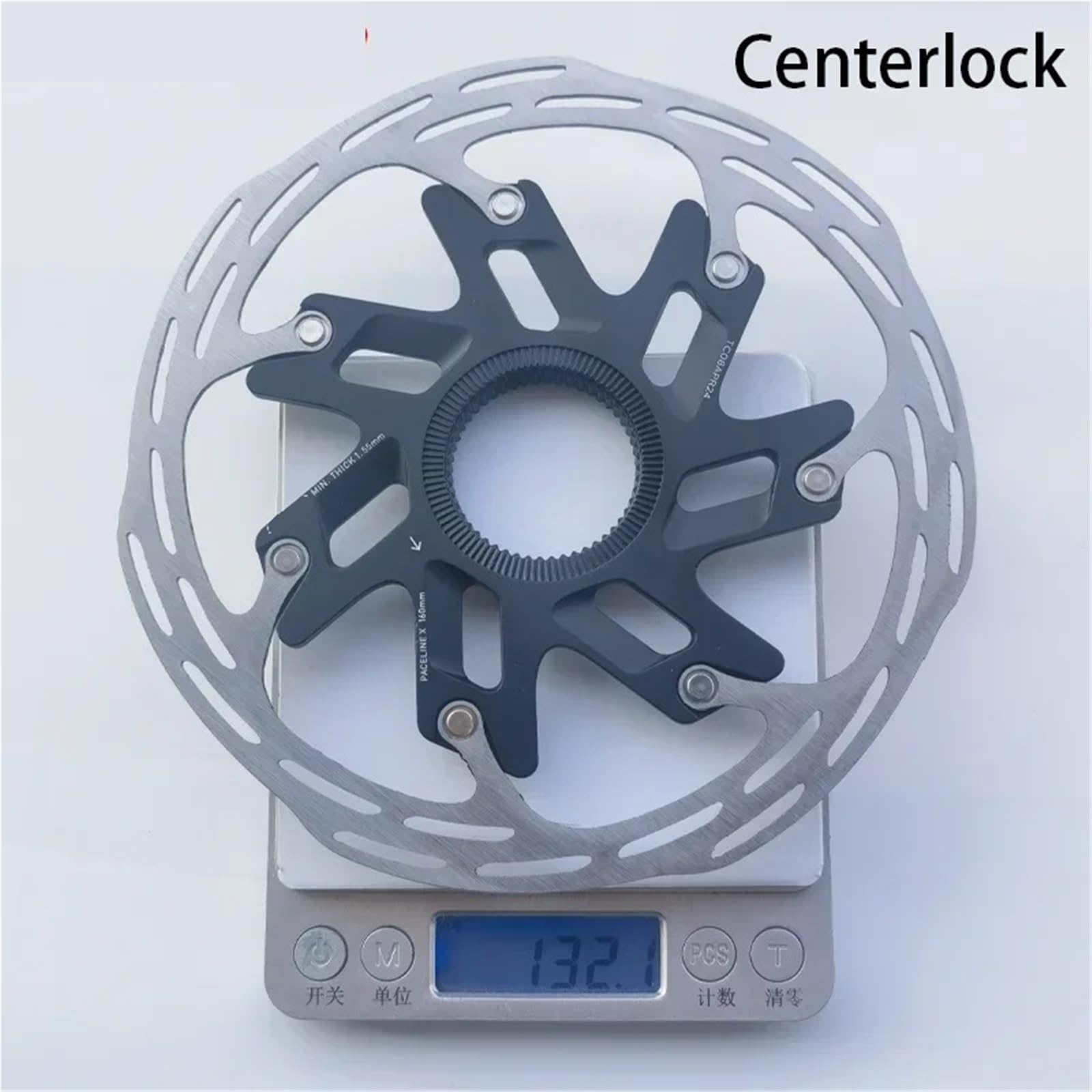 Disque De Frein Pour Vélo De Route, 160 Mm, Verrouillage Central, Léger, En Aluminium, Pièces De Frein Pour Porte-bagages Disque De Frein Avant Moto