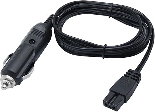 Cable de alimentación de enchufe de 12 V, cable de extensión de alimentación de repuesto para mini refrigerador, enfriador de automóvil de 2 pines