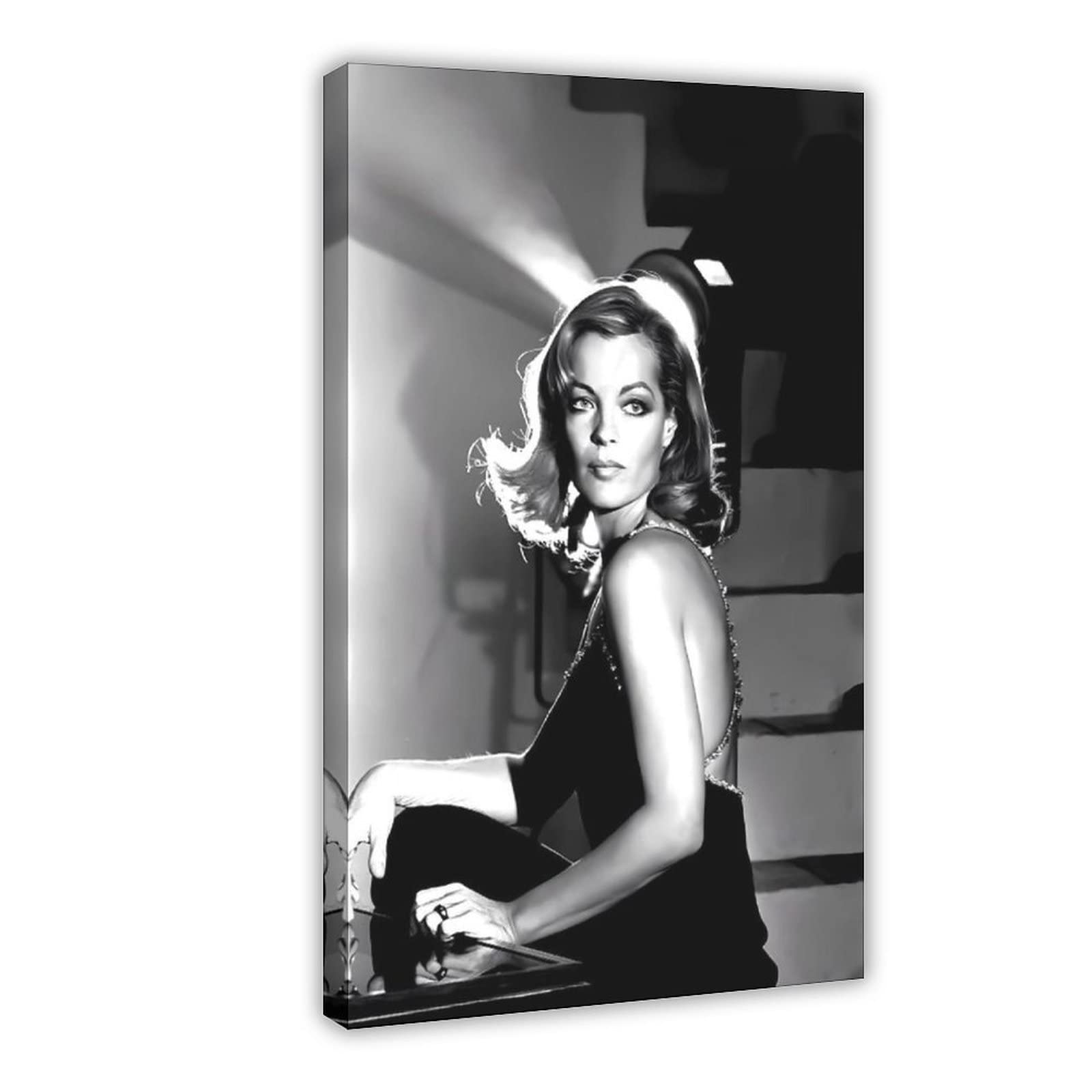 Poster Toile Romy Schneider - Décoration Murale 30x45 Cm, Style Sans Cadre, Haute Qualité